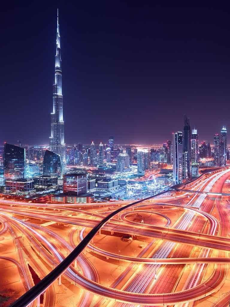 Dubai à noite